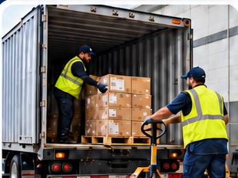 Load and unload containers